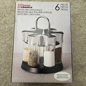 Home basics revolving spice racks